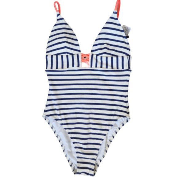 J. Crew Other - SALE!  J. Crew Blue & White Bathing Suit Size 2
